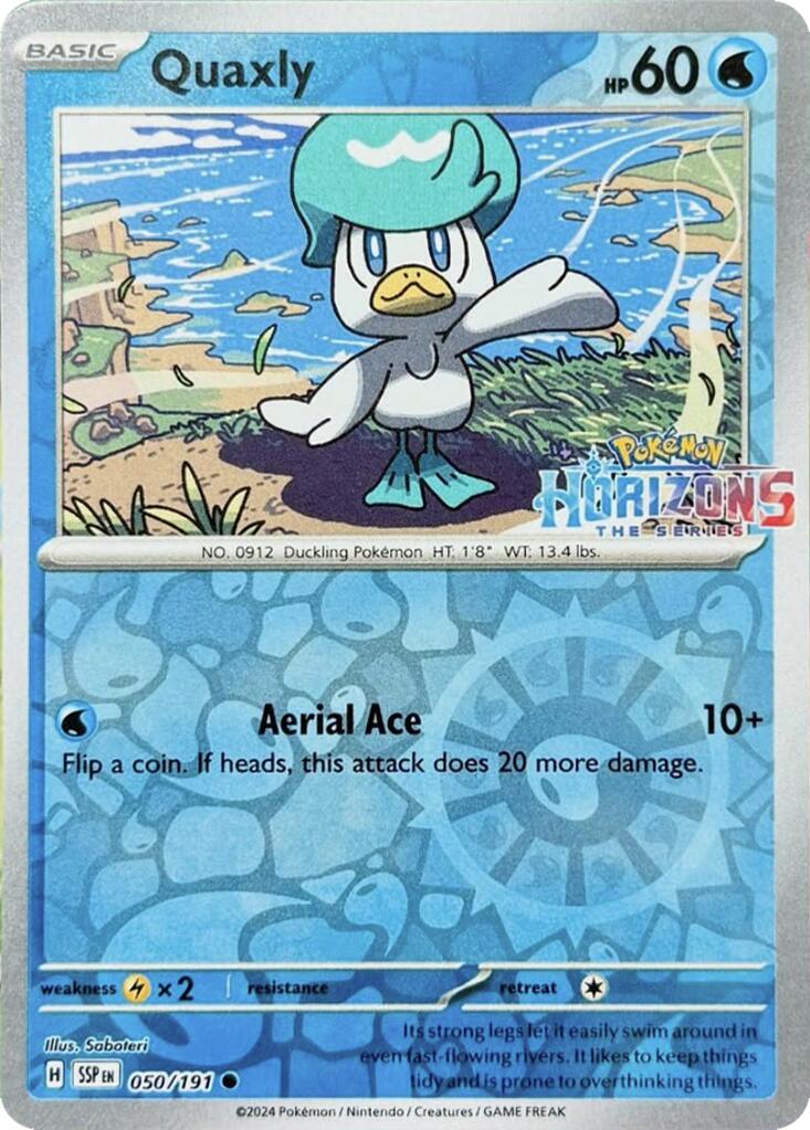 Quaxly (050/191) (Pokemon Horizons Stamp) [Miscellaneous Cards] | Good Games Morley