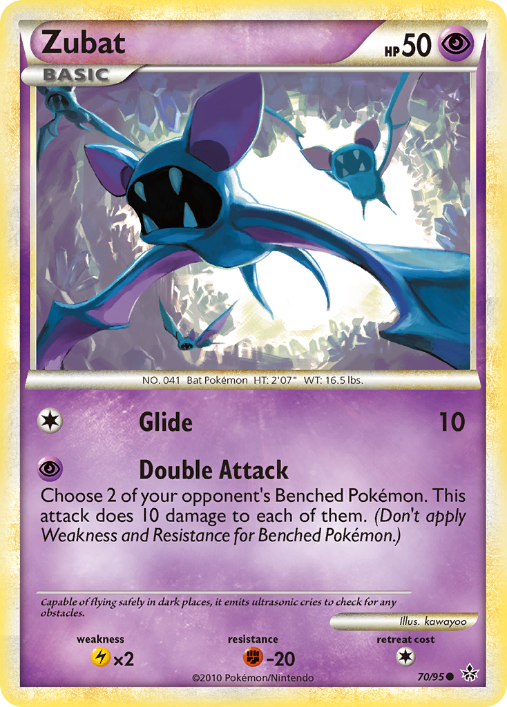 Zubat (70/95) [HeartGold & SoulSilver: Unleashed] | Good Games Morley