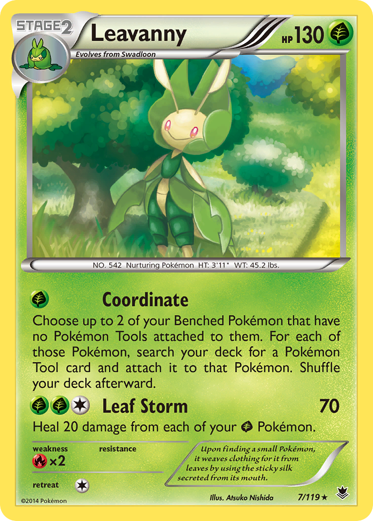 Leavanny (7/119) [XY: Phantom Forces] | Good Games Morley