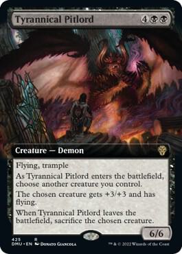 Tyrannical Pitlord Extended Art 425/281 (Dominaria United)  | Good Games Morley