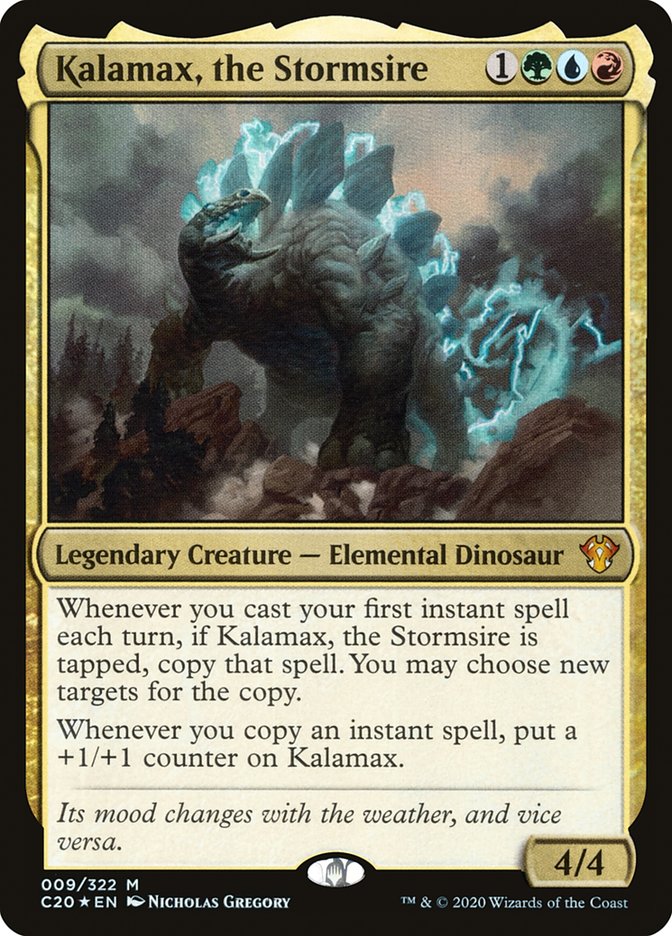 Kalamax, the Stormsire 9/322 (Commander 2020)  - Foil | Good Games Morley