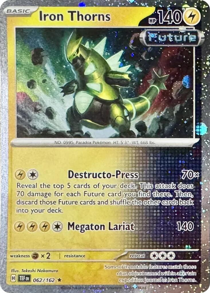 Iron Thorns (062/162) (Cosmos Holo) [Miscellaneous Cards] | Good Games Morley