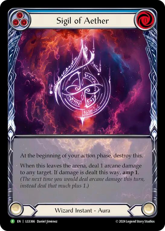 Sigil of Aether (Rainbow Foil) [LGS366] (Promo)  Rainbow Foil | Good Games Morley