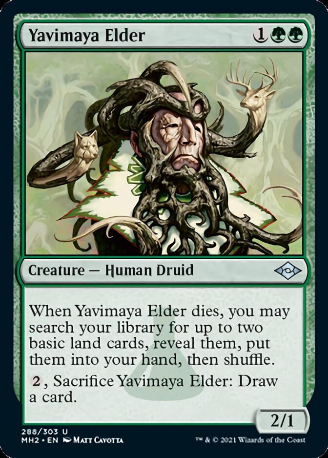 Yavimaya Elder (Foil Etched) [Modern Horizons 2] | Good Games Morley