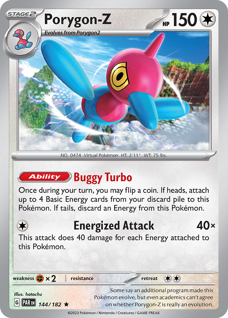 Porygon-Z (144/182) [Scarlet & Violet: Paradox Rift] | Good Games Morley