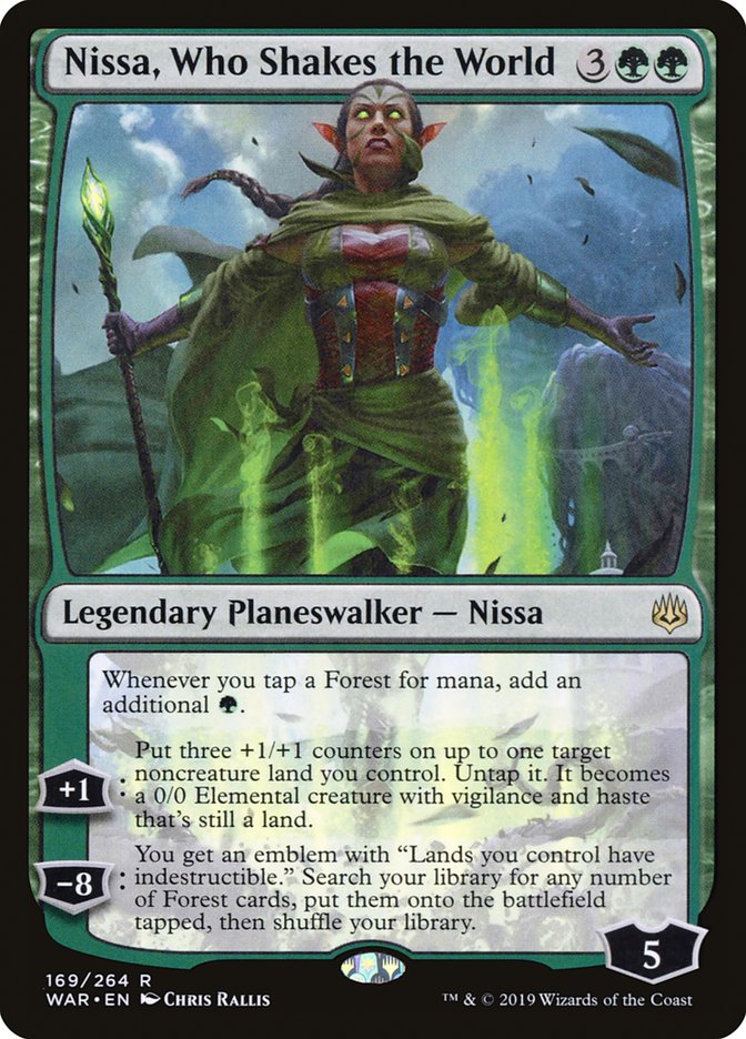 Nissa, Who Shakes the World 169/264 (War of the Spark)  | Good Games Morley