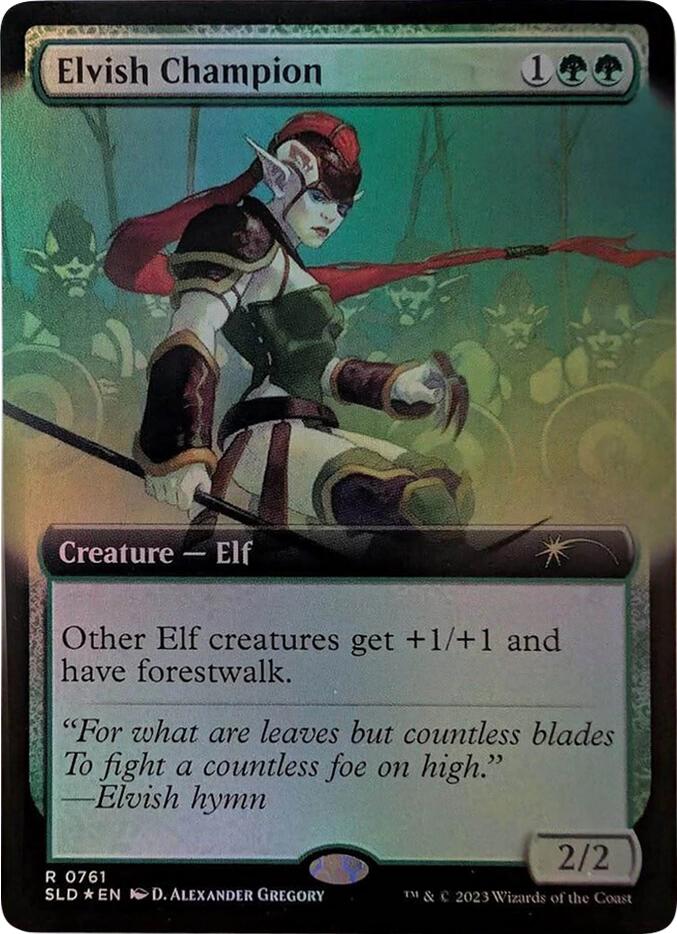Elvish Champion (Extended Art) [Secret Lair Drop Series] | Good Games Morley