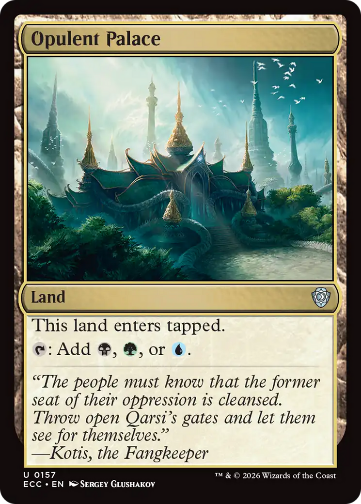 Opulent Palace [Lorwyn Eclipsed Commander] | Good Games Morley
