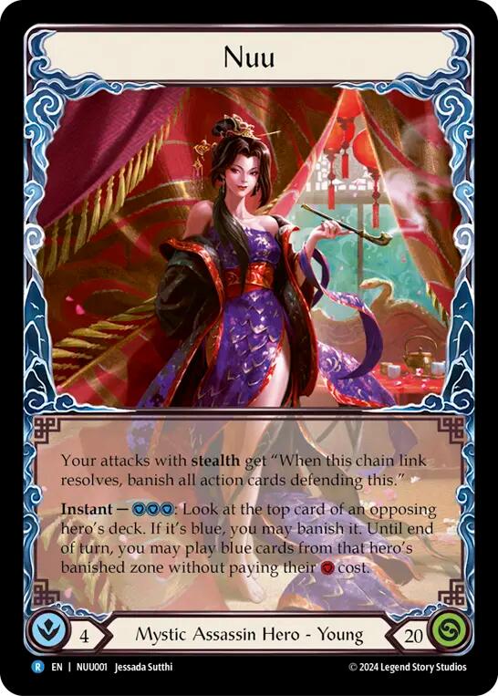 Nuu, Alluring Desire [NUU001] (Part the Mistveil Nuu Blitz Deck)  Rainbow Foil | Good Games Morley