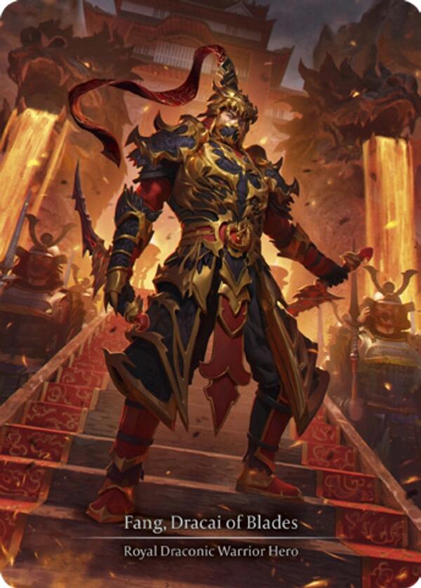 Fang, Dracai of Blades [HNT098] (The Hunted)  Cold Foil | Good Games Morley