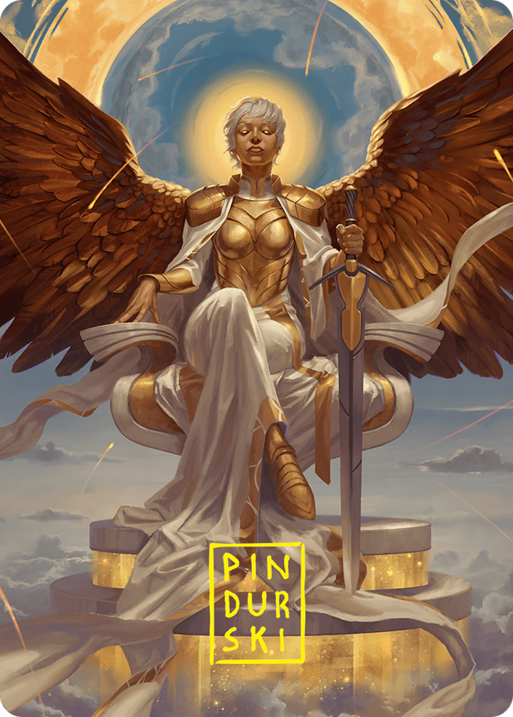 Herald of Eternal Dawn Art Card (27/54) [Foundations Art Series] | Good Games Morley