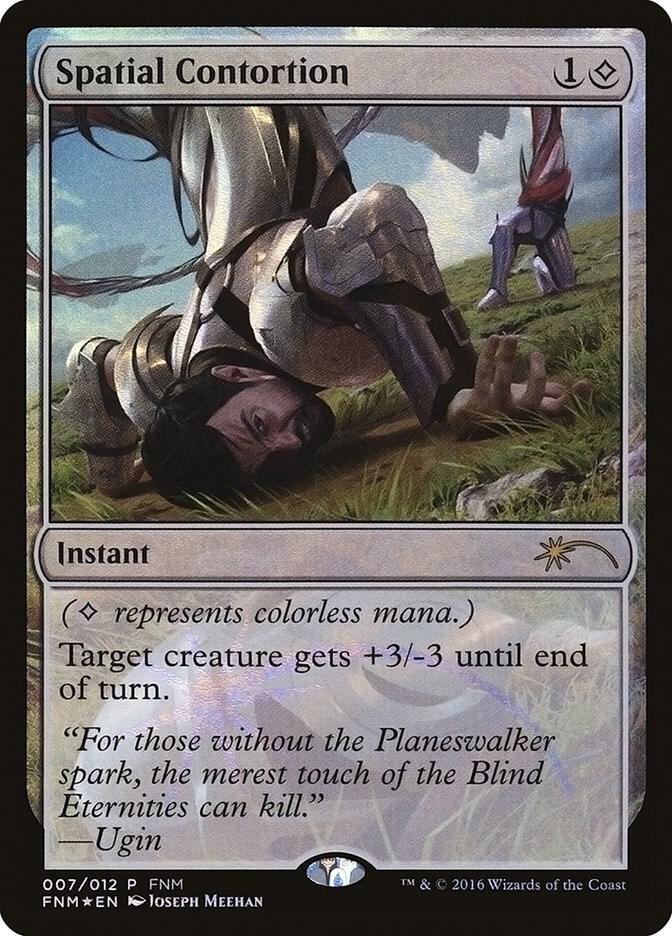 Spatial Contortion 7/12 (FNM Promos)  - Foil | Good Games Morley