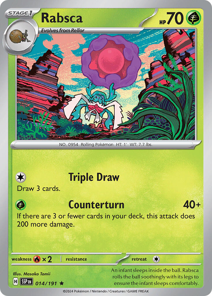 Rabsca (014/191) (Theme Deck Exclusive) [Scarlet & Violet: Surging Sparks] | Good Games Morley