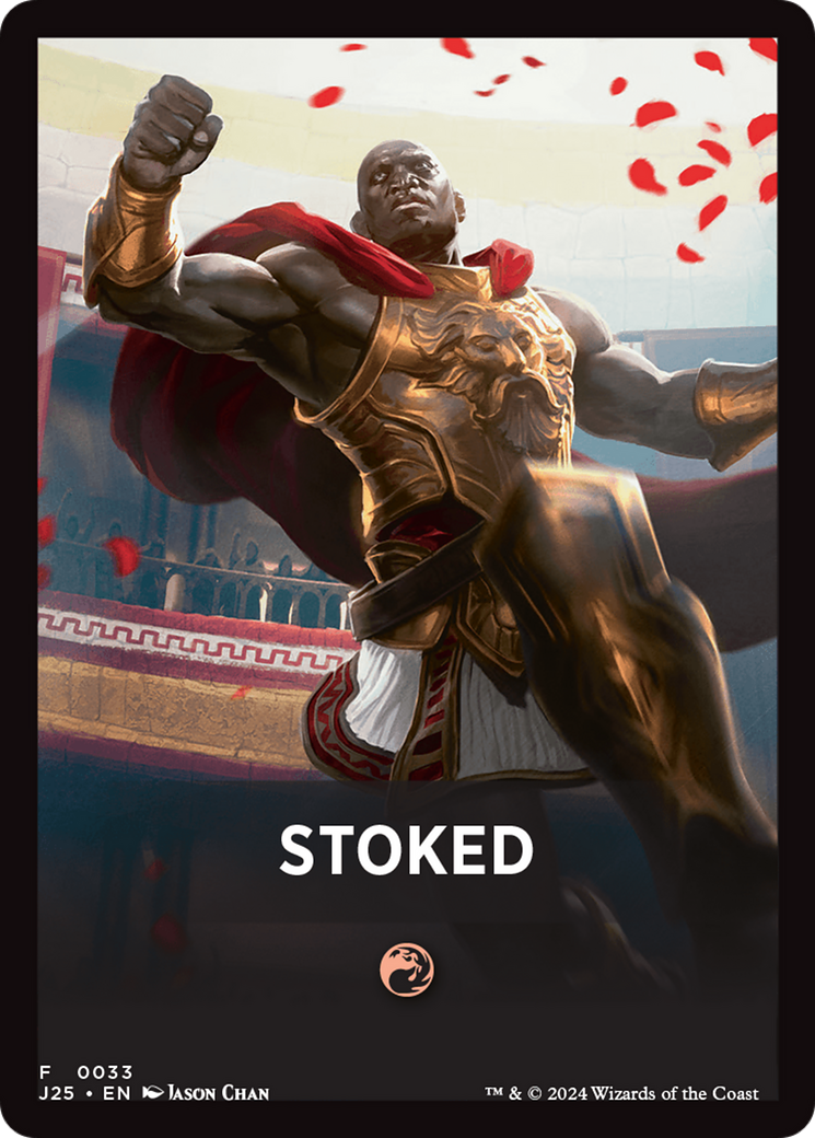 Stoked Theme Card [Foundations Jumpstart Front Cards] | Good Games Morley