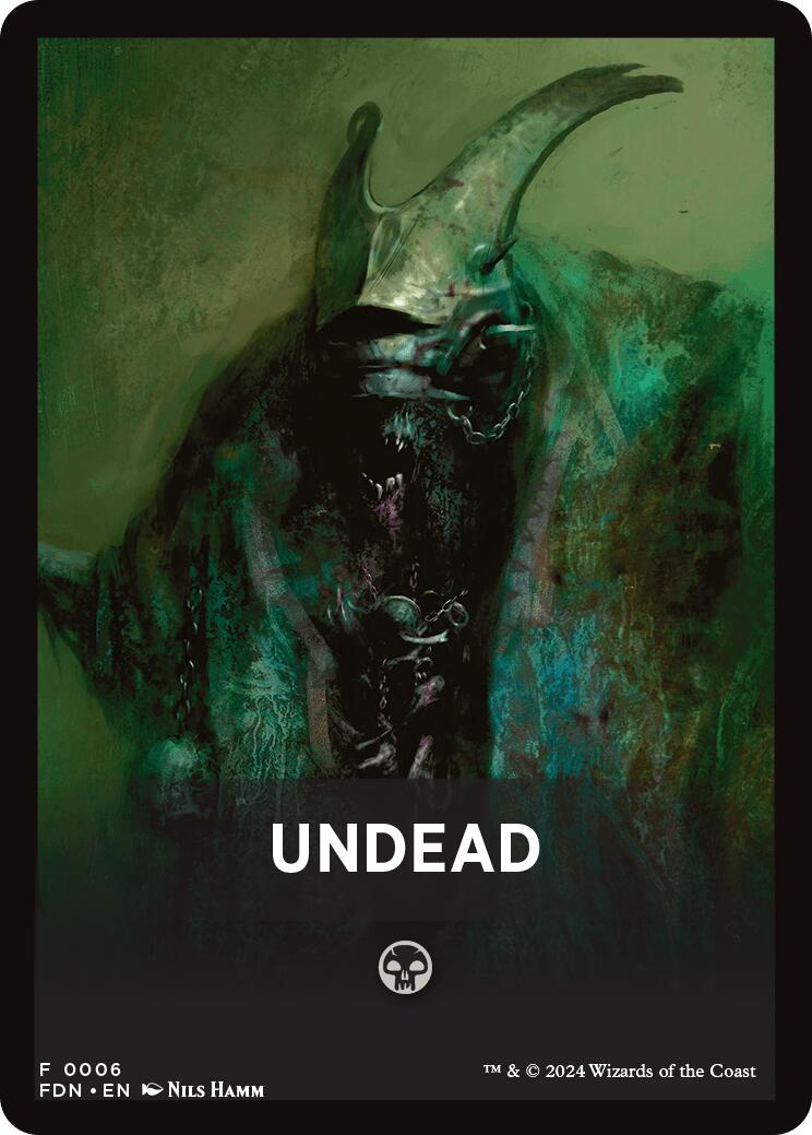 Undead Theme Card [Foundations Tokens] | Good Games Morley