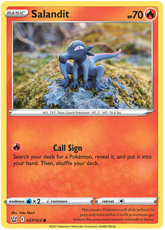 Salandit (027/163) [Sword & Shield: Battle Styles] | Good Games Morley