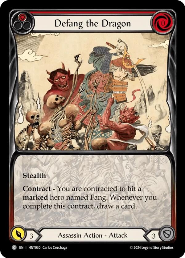 Defang the Dragon [HNT030] (The Hunted)  Rainbow Foil | Good Games Morley