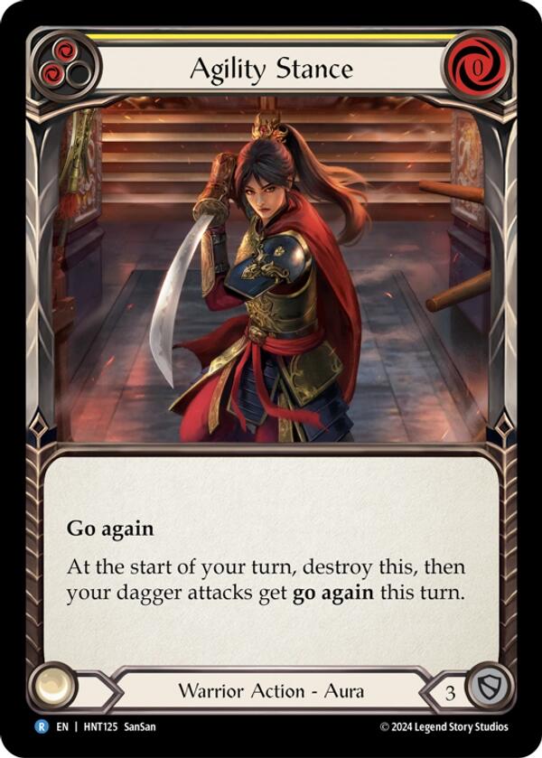 Agility Stance [HNT125] (The Hunted)  Rainbow Foil | Good Games Morley