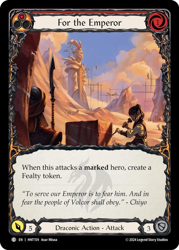 For the Emperor [HNT159] (The Hunted)  Rainbow Foil | Good Games Morley