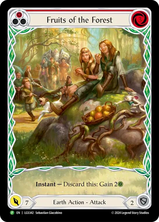 Fruits of the Forest (Red) [LGS342] (Promo)  Rainbow Foil | Good Games Morley