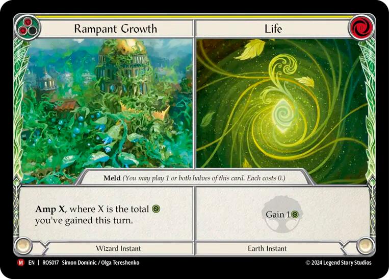 Rampant Growth // Life [LGS341] (Promo)  Cold Foil | Good Games Morley