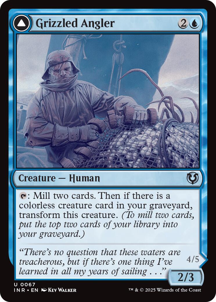 Grizzled Angler // Grisly Anglerfish [Innistrad Remastered] | Good Games Morley