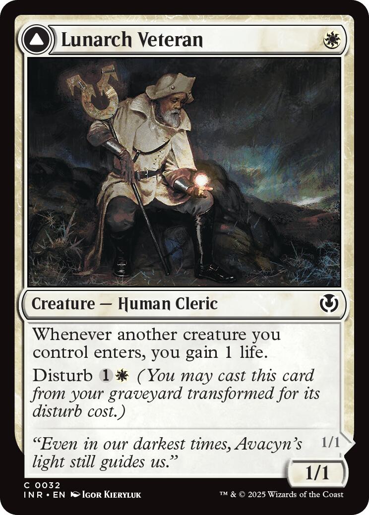 Lunarch Veteran // Luminous Phantom [Innistrad Remastered] | Good Games Morley