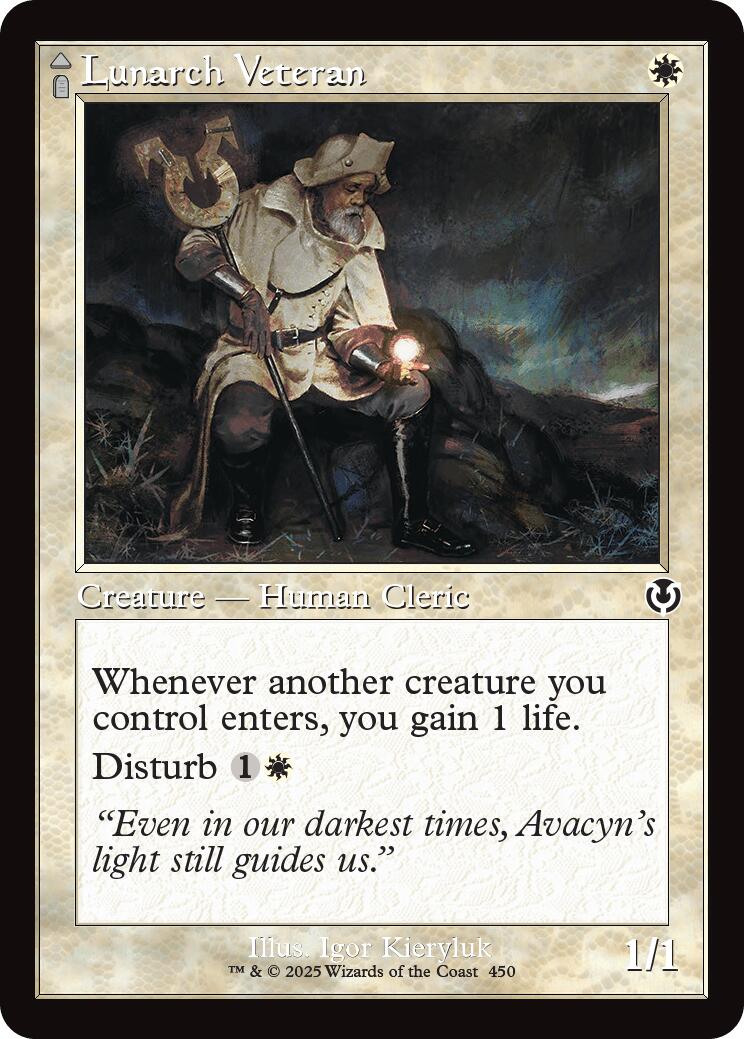 Lunarch Veteran // Luminous Phantom (Retro Frame) [Innistrad Remastered] | Good Games Morley