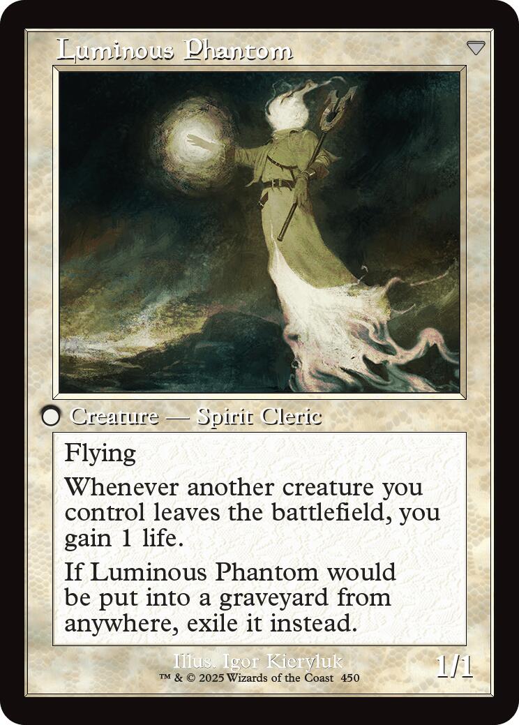 Lunarch Veteran // Luminous Phantom (Retro Frame) [Innistrad Remastered] | Good Games Morley
