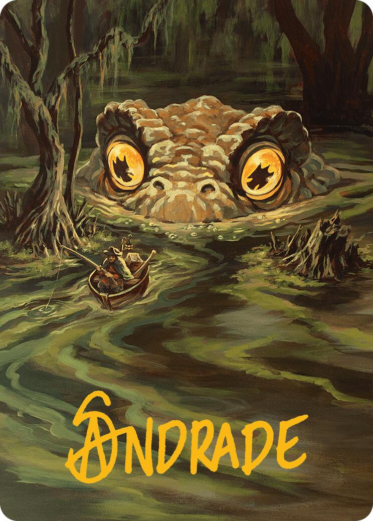The Gitrog Monster Art Card (Gold-Stamped Signature) [Innistrad Remastered Art Series] | Good Games Morley