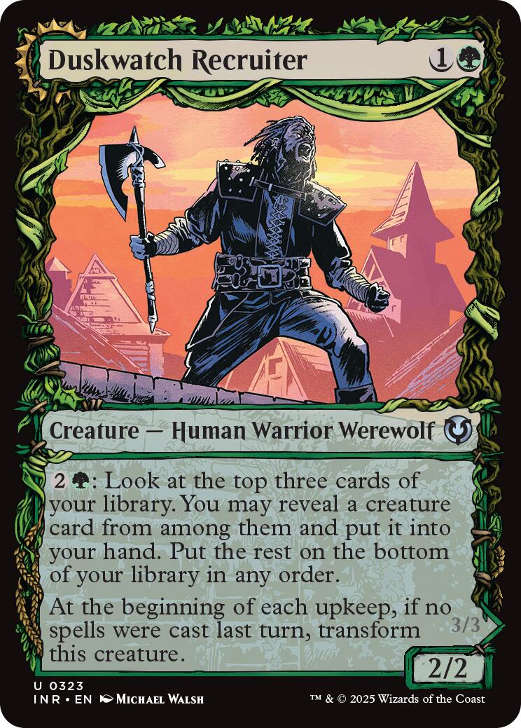 Duskwatch Recruiter // Krallenhorde Howler (Showcase) [Innistrad Remastered] | Good Games Morley