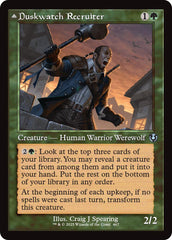 Duskwatch Recruiter // Krallenhorde Howler (Retro Frame) [Innistrad Remastered] | Good Games Morley