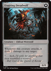 Smoldering Werewolf // Erupting Dreadwolf [Innistrad Remastered] | Good Games Morley