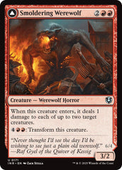 Smoldering Werewolf // Erupting Dreadwolf [Innistrad Remastered] | Good Games Morley