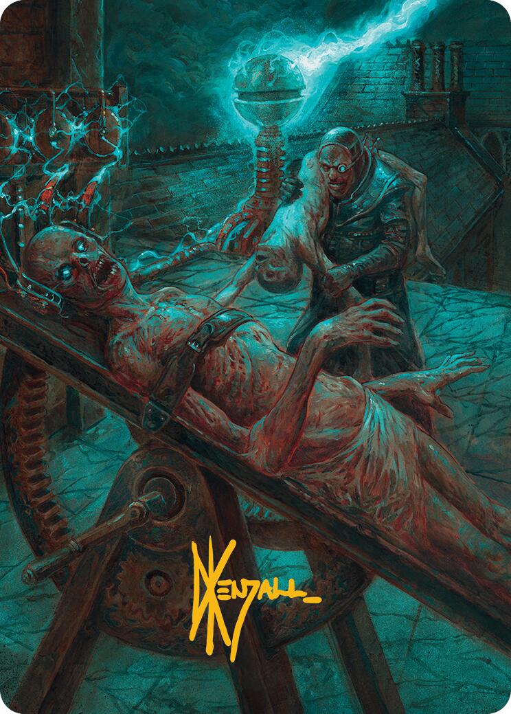 Rooftop Storm Art Card (Gold-Stamped Signature) [Innistrad Remastered Art Series] | Good Games Morley