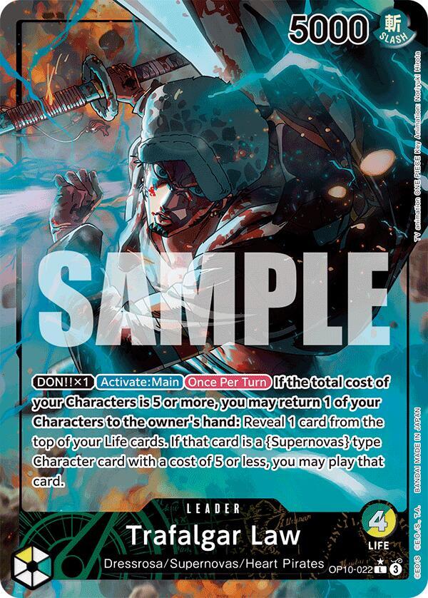 Trafalgar Law OP10-022 (Royal Blood)  - Alternate Art Foil | Good Games Morley