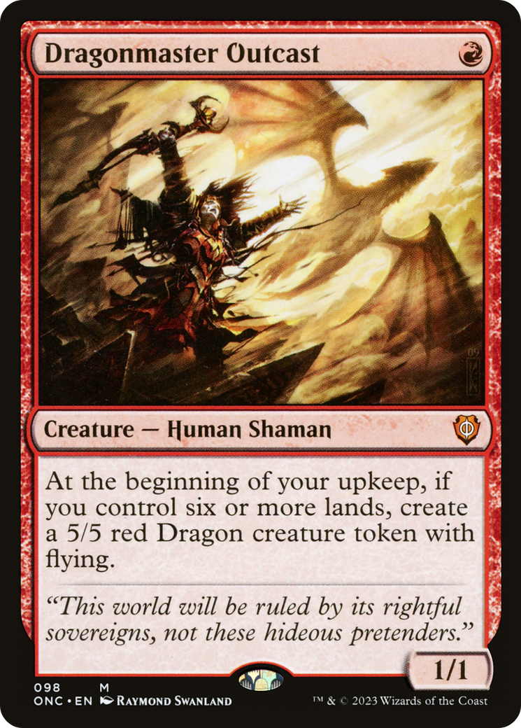 Dragonmaster Outcast [Phyrexia: All Will Be One Commander] | Good Games Morley