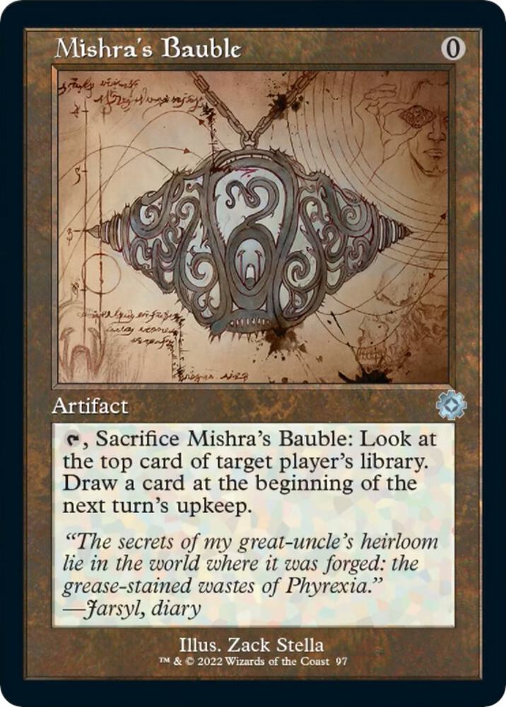 Mishras Bauble Schematic 97 (The Brothers' War: Retro Frame Artifacts)  | Good Games Morley