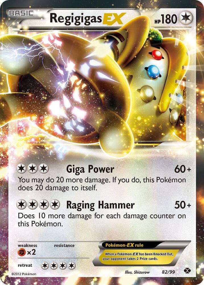 Regigigas EX 82/99 (Next Destinies)  - Holofoil | Good Games Morley