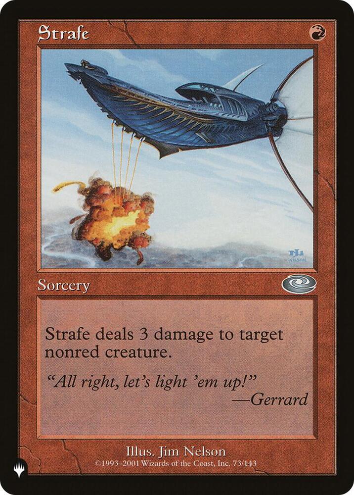 Strafe PLS-73/5075 (The List Reprints)  | Good Games Morley
