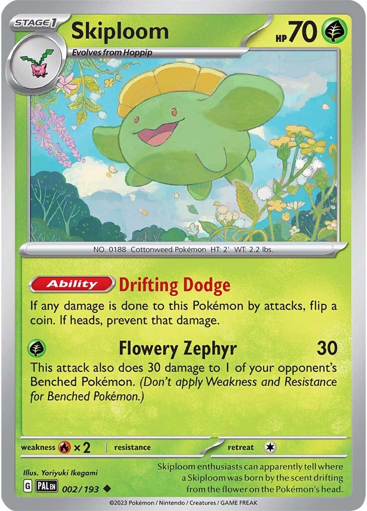 Skiploom (002/193) [Scarlet & Violet: Paldea Evolved] | Good Games Morley