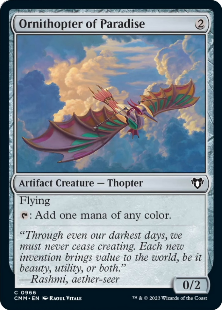 Ornithopter of Paradise [Commander Masters] | Good Games Morley