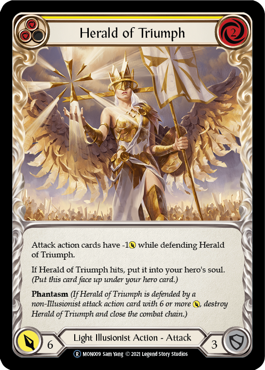 Herald of Triumph (Yellow) [U-MON009] (Monarch Unlimited)  Unlimited Normal | Good Games Morley
