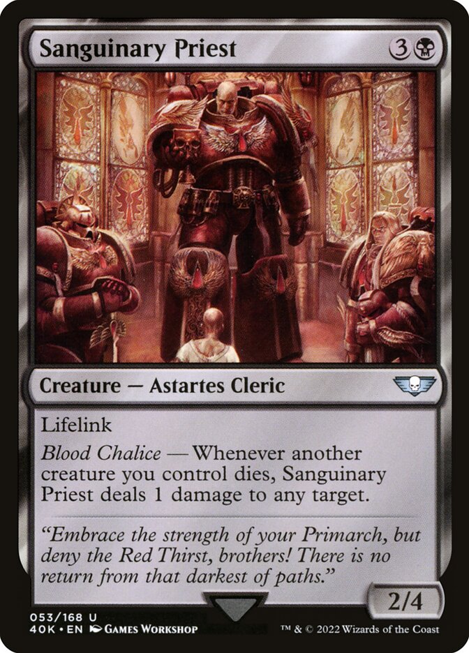 Sanguinary Priest 53/617 (Universes Beyond: Warhammer 40,000)  | Good Games Morley