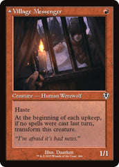 Village Messenger // Moonrise Intruder (Retro Frame) [Innistrad Remastered] | Good Games Morley