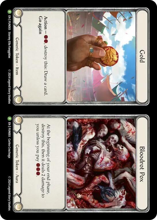 Cracker Bauble // Gold and Bloodrot Pox [LGS360-FUN003] (Promo) | Good Games Morley