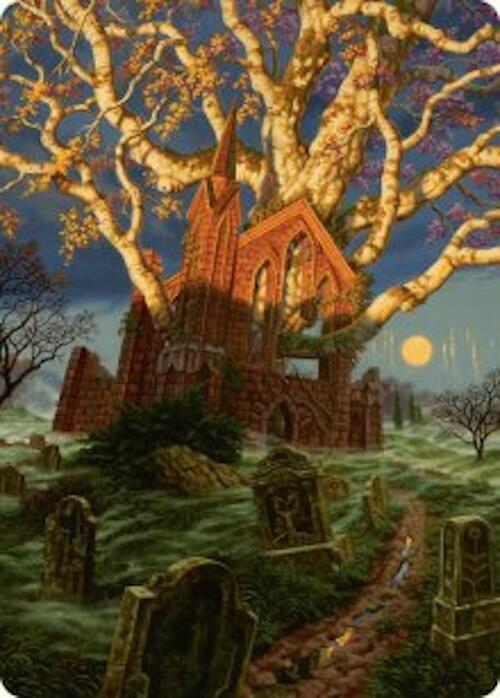 Abundant Growth Art Card [Innistrad Remastered Art Series] | Good Games Morley