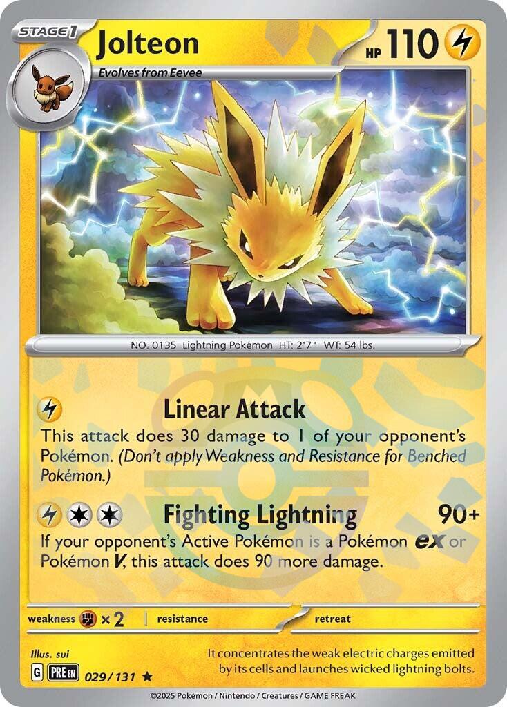 Jolteon (029/131) (Master Ball Pattern) [Scarlet & Violet: Prismatic Evolutions] | Good Games Morley