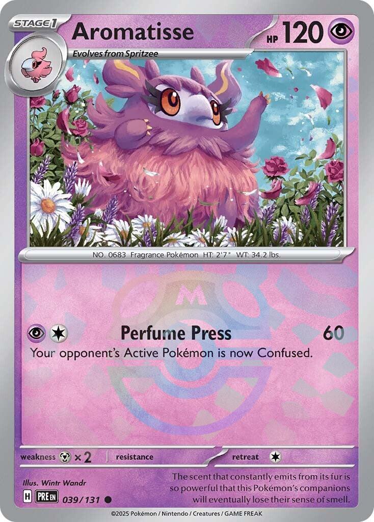 Aromatisse (039/131) (Master Ball Pattern) [Scarlet & Violet: Prismatic Evolutions] | Good Games Morley
