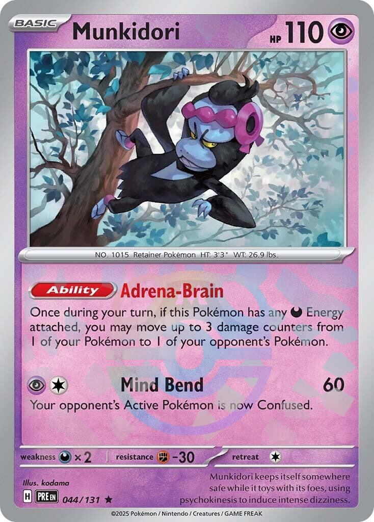 Munkidori (044/131) (Master Ball Pattern) [Scarlet & Violet: Prismatic Evolutions] | Good Games Morley